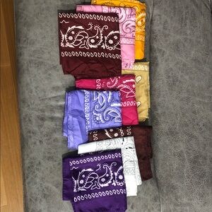 9 Paisley Bandana Set -STOCKING STUFFER!